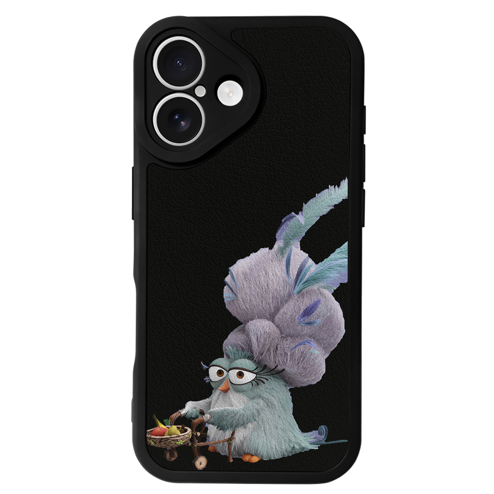 （画像用） Angry Birds アングリーバード 【iPhone 16シリーズ対応】シリコンスマホケース（レザー調） 材質：シリコン